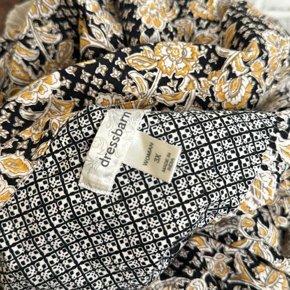 Vintage Dress Barn Paisley Button Down Shirt Top Size 3X - Picture 4 of 4